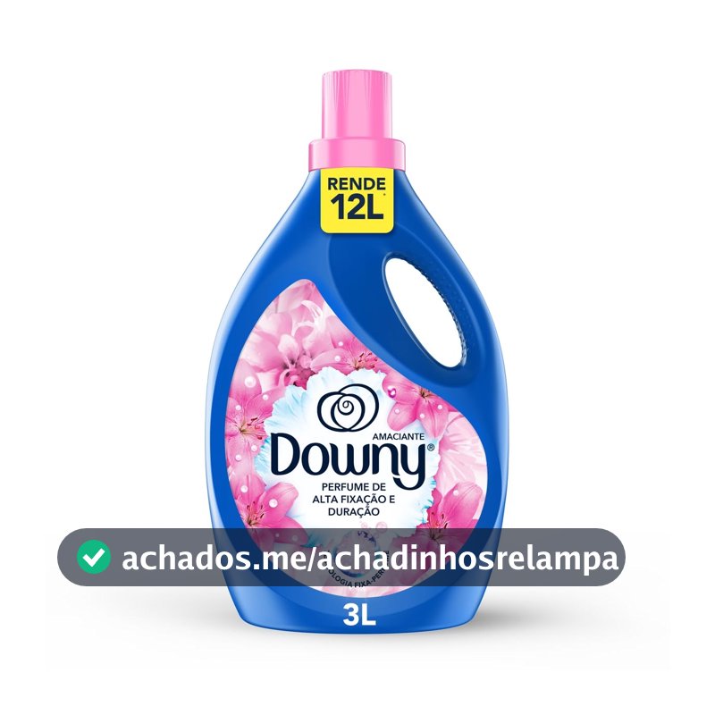 Amaciante de Roupa Concentrado Downy Frescor da Primavera, 3l