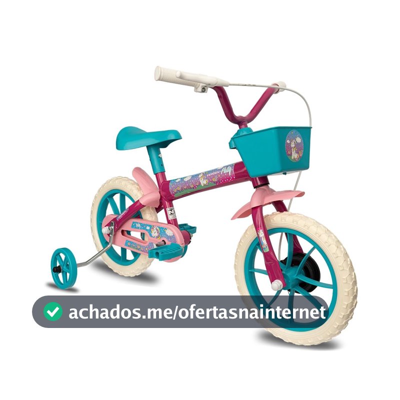 Bicicleta Infantil Verden Paty - Aro 12 com cestinha e rodinhas