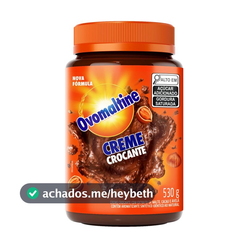 Creme Crocante Ovomaltine, 530g