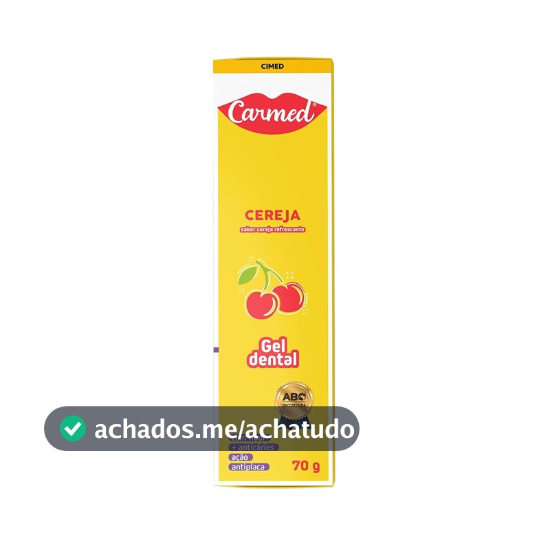 Carmed Gel Dental com Flúor Sabor Cereja 70g