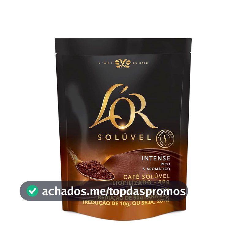 L'OR Café Solúvel Intense Stand Up Pouch 40G