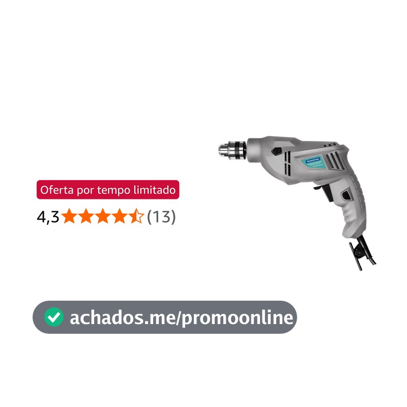 Furadeira de impacto 3/8" 500W, 110V