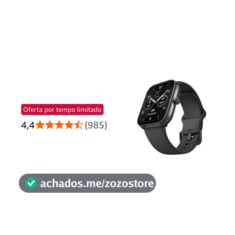 Bettdow SmartWatch, relogio smartwatch com 1.91" Ecrã tátil e AI, à prova d'água IP68, relogio feminino e masculino com 100+ Modos Esportivos Faz e Recebe Ligações(preto)