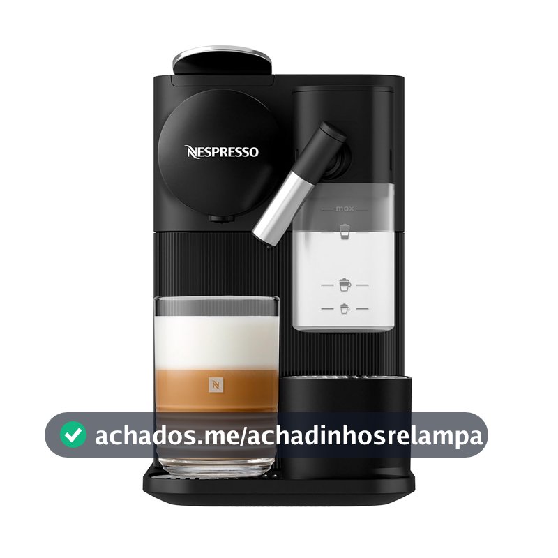 Máquina de Café Nespresso Lattissima One Preta F121 - 220v