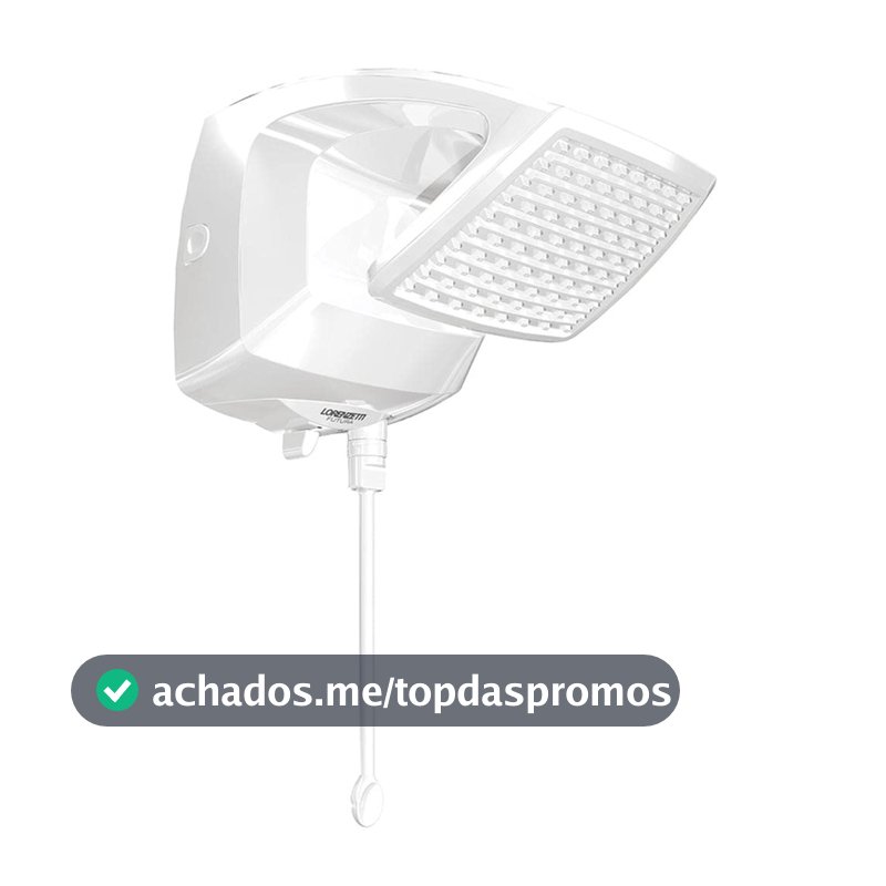Ducha Futura Eletrônico 220V, 7500W, Lorenzetti 7531292, Branco