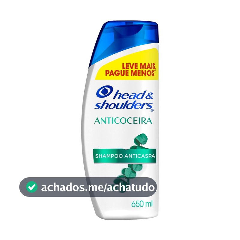 Head & Shoulders Shampoo Anticaspa Anticoceira 650 ml