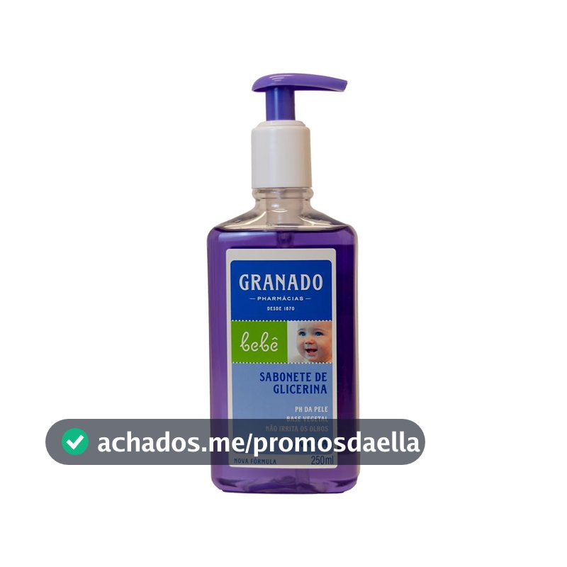 Granado Sabonete Líquido Bebê Glicerinado, Lavanda, 250ml