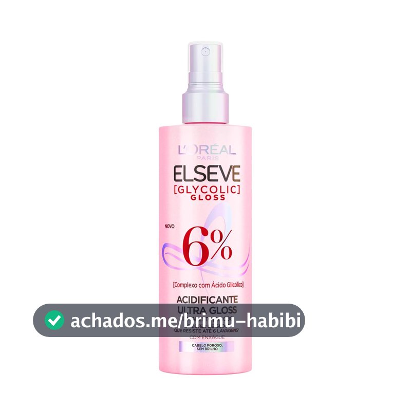 Acidificante Capilar Tratamento Elseve Glycolic Gloss L'Oréal Paris 200ml
