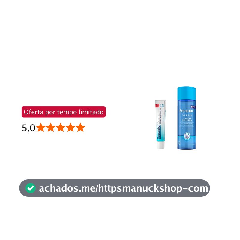 Bepantol Derma Toque Seco 30g e Gel de Limpeza Facial 200ml