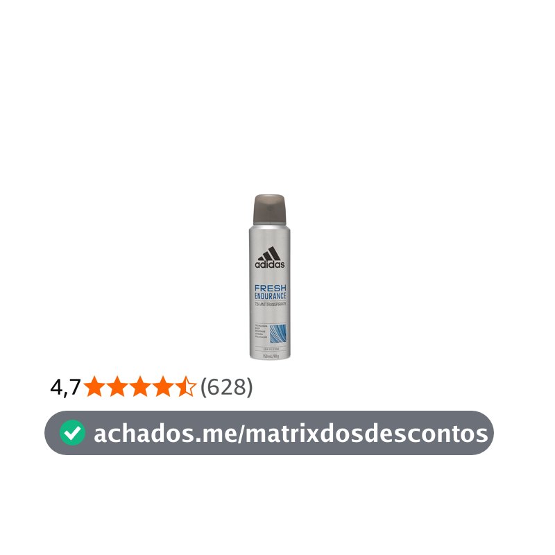 Coty - Desodorante Aero Ant Adidas 150Ml Masc Fresh Endurence