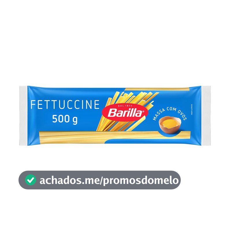Barilla Fettuccine - Macarrão com Ovos, 500g
