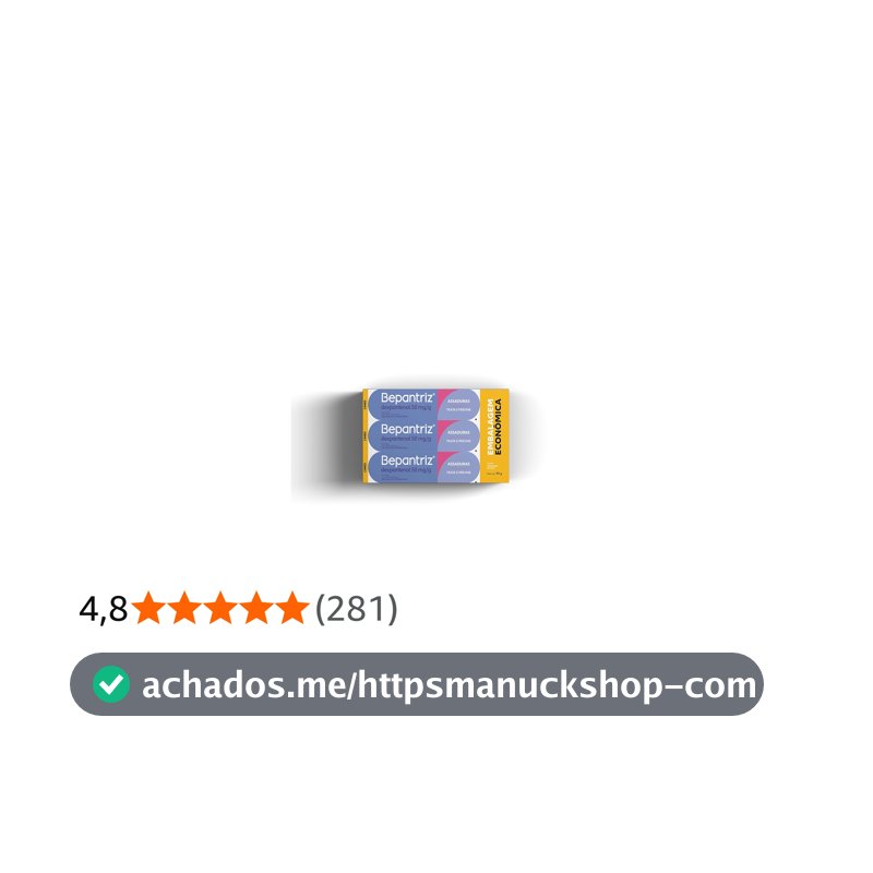 Pomada para Assadura Bepantriz, Kit com 3 Unidades de 30g