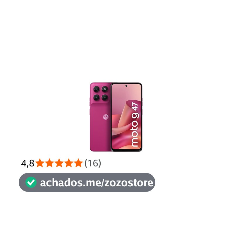 Smartphones Motorola Moto G47 5G - 128GB 4GB RAM + 8GB RAM Boost, Camera 50 MP Sony LYTIA 600, Tela FHD+ de 120hz - Rosa