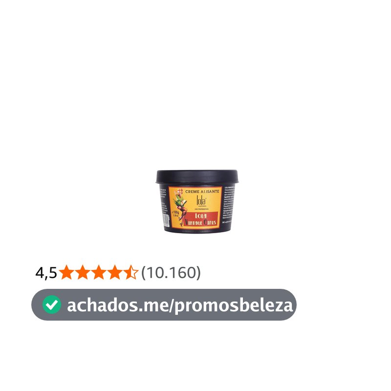 Hair Vintage Girl Creme Alisante 100g , Lola Cosmetics
