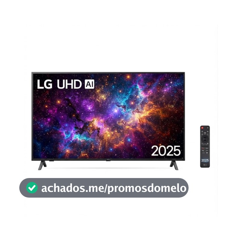Smart TV 50" LG 50AU801C0SA 4K HDR10 UHD