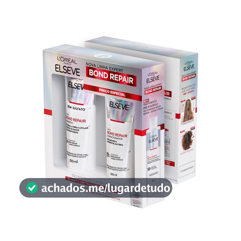 Kit Capilar L'Oréal Paris Elseve Bond Repair, Kit com 3 Unidades
