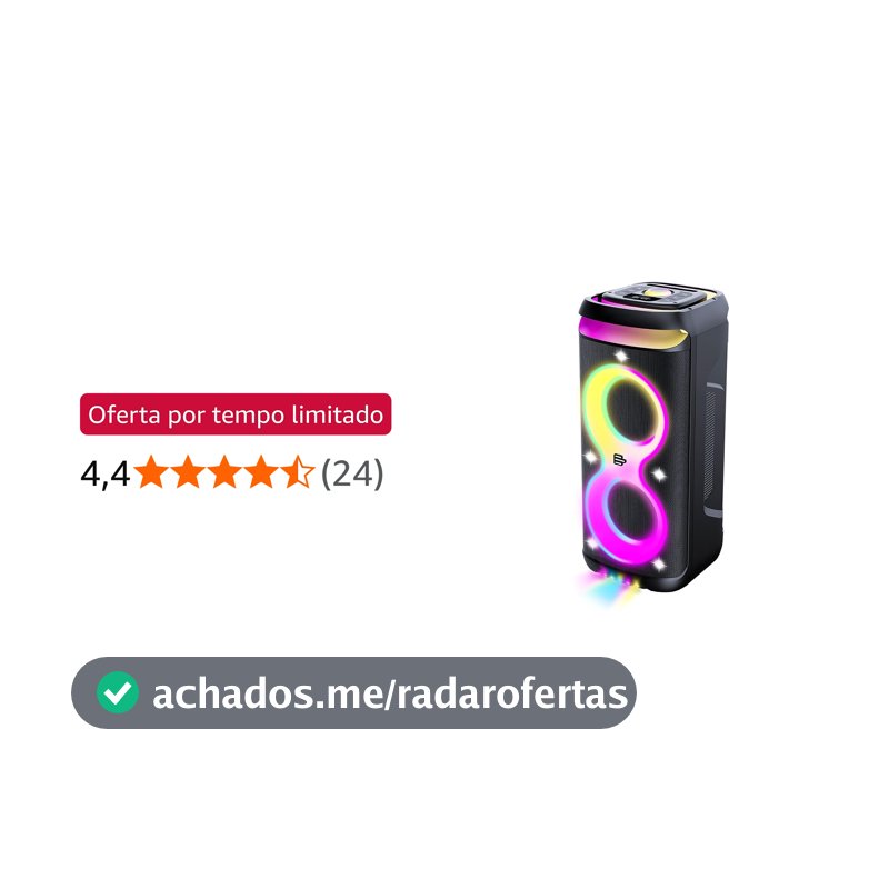 Caixa de Som PULSEBOX 3 1300W RMS - SP519