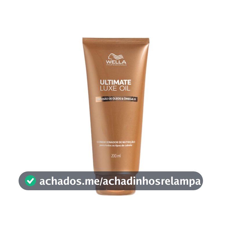 Condicionador Wella Professionals Ultimate Luxe Oil 200ml