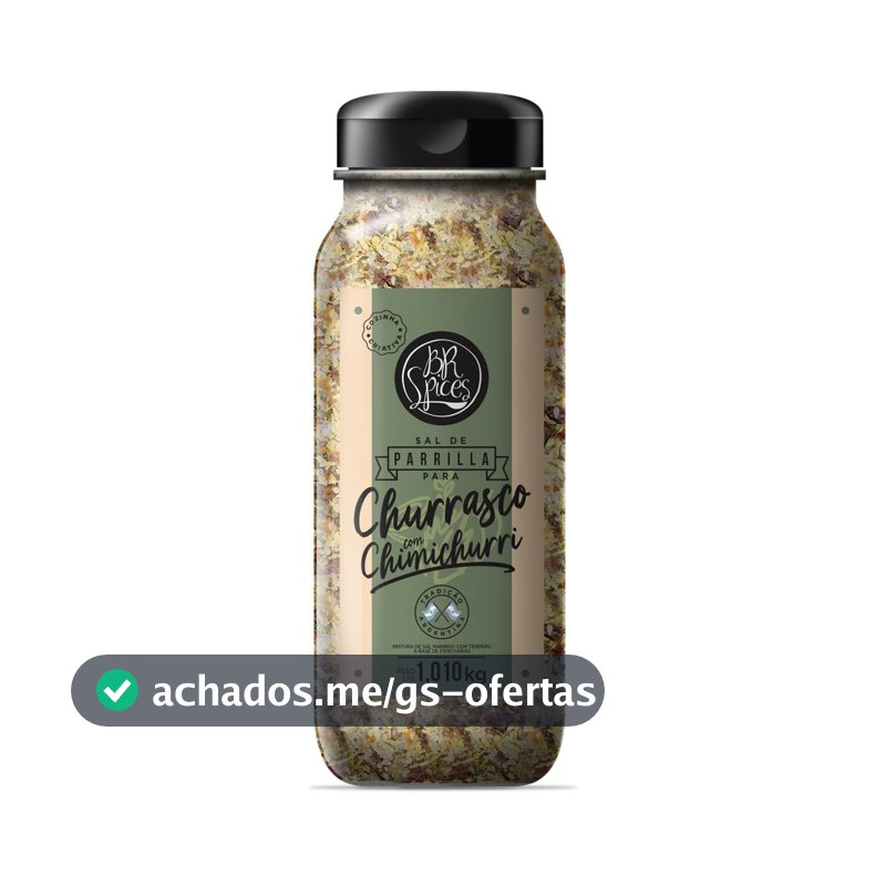 Sal de Parrilla com Chimichurri 1,010kg - BR Spices