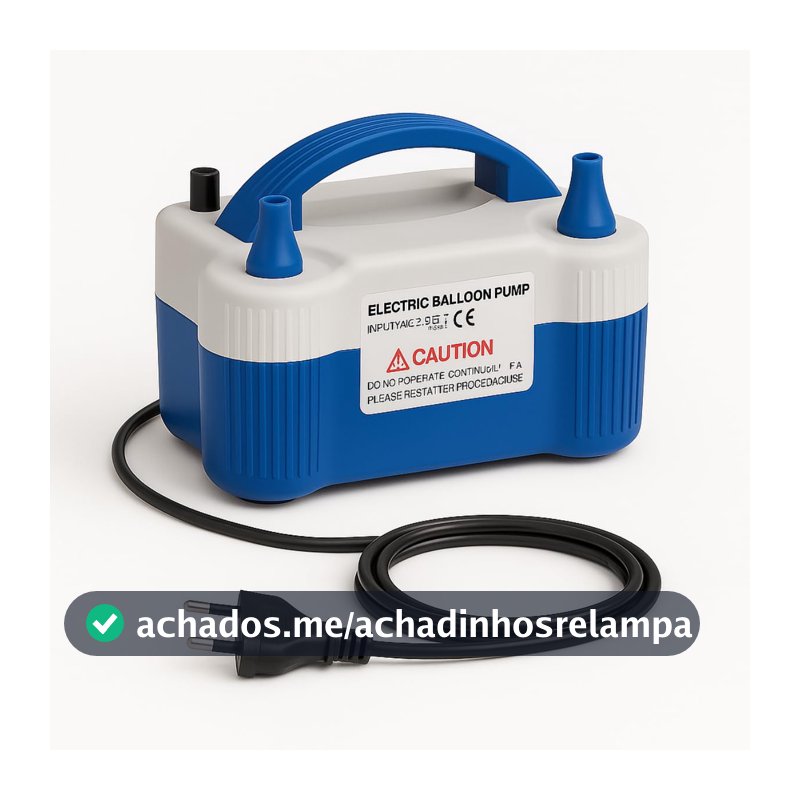 Bomba Elétrica para Balões HT-508 700W Inflador Portátil Azul 110V/220V
