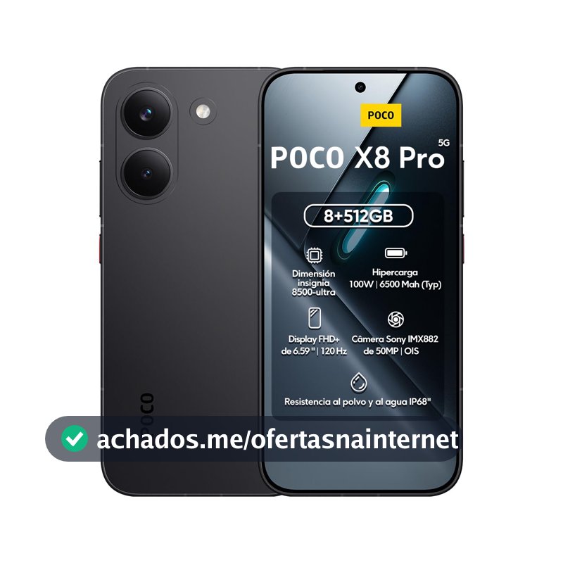 Smartphone Xiaomi Poco X8 Pro 512GB / 8GB Ram (Preto)