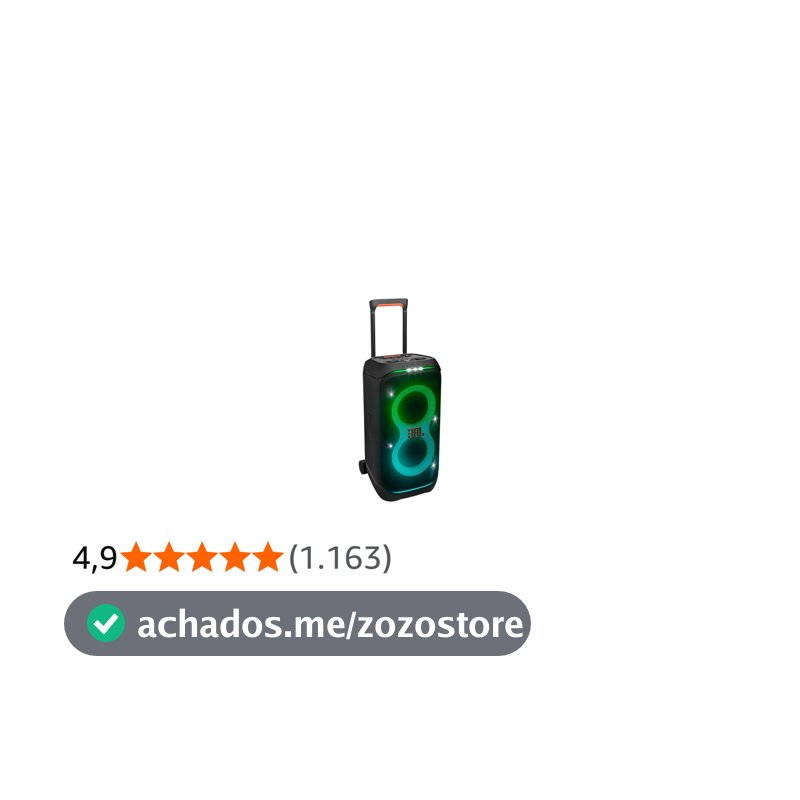 JBL, Caixa de Som, PartyBox Stage 320, Bluetooth, Portátil, Show de Luzes, À Prova de Respingos - 240W RMS