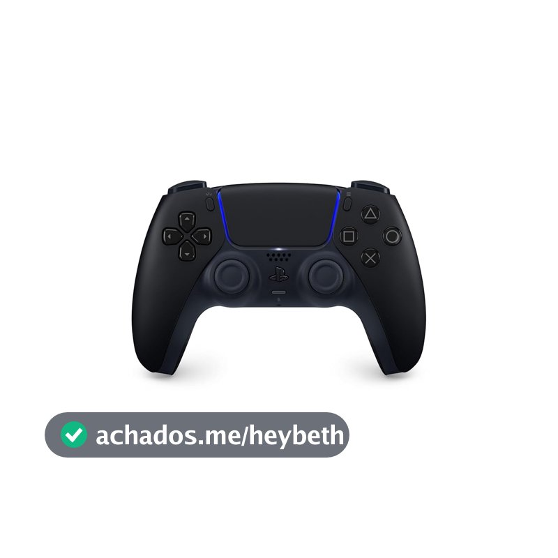 Controle sem fio PlayStation DualSense™ – Midnight Black