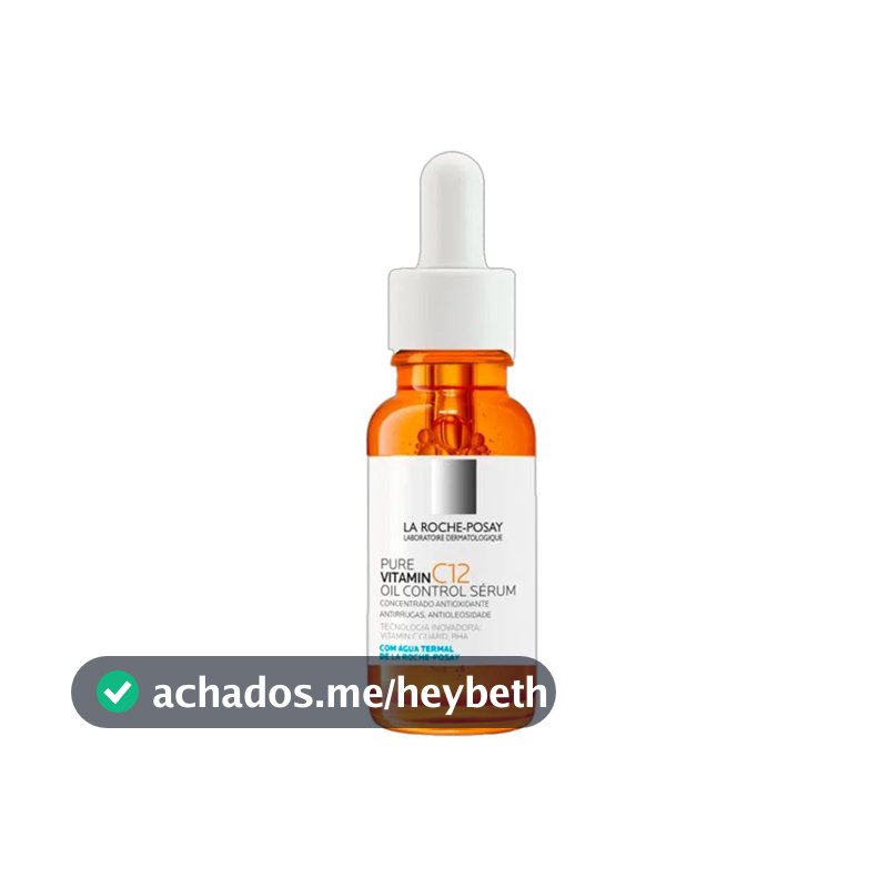 La Roche-Posay, Sérum Antirrugas para Peles Oleosas, Pure Vitamin C12 Oil Control