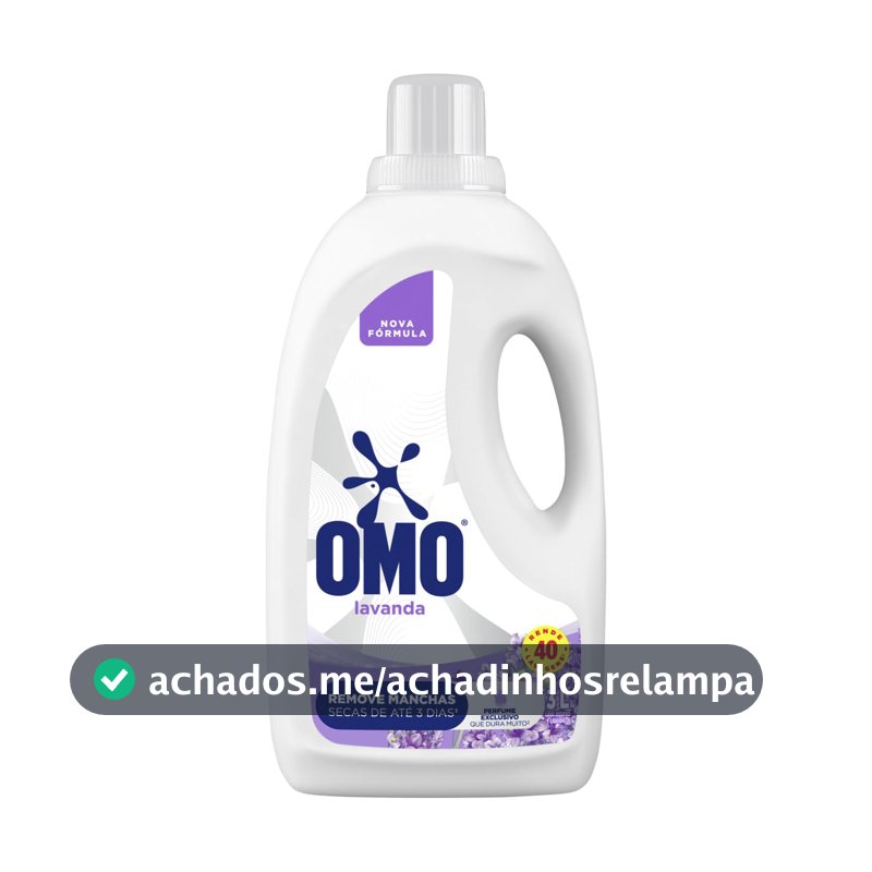 Omo Sabão Líquido Lavanda 3L