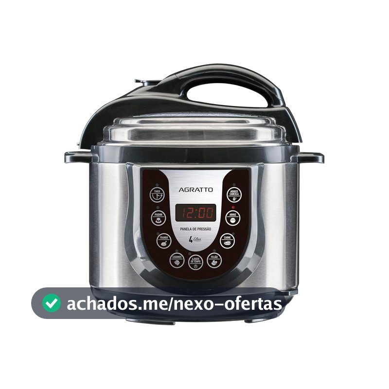 Panela de Pressão Eletrônica Ped-01 127v/60hz Agratto, 3878, Inox
