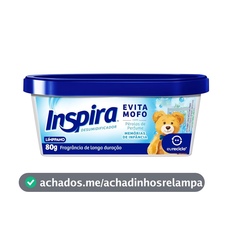 Limppano Evita Mofo Desumidificador Inspira 80G - Fragância: Memorias De Infância
