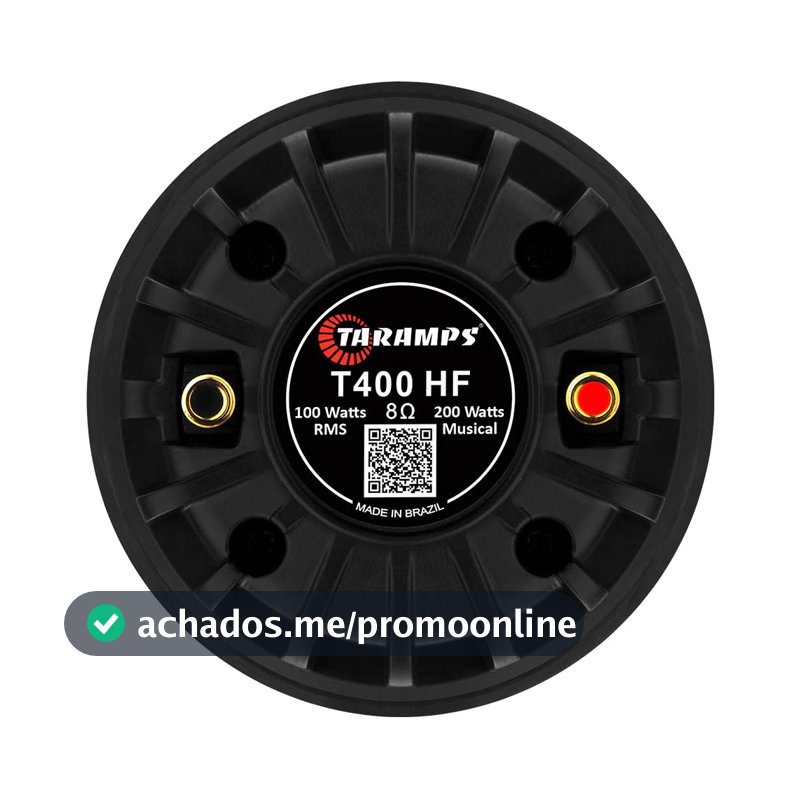 Taramps Driver Poliimida T 400 HF 8 ohms 100W Rms