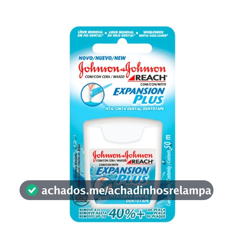 Fita Dental Reach Expansion Plus, 50m, 1 Unidade