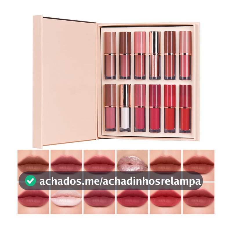 Batom Lip Liner Conjunto Batom liquido