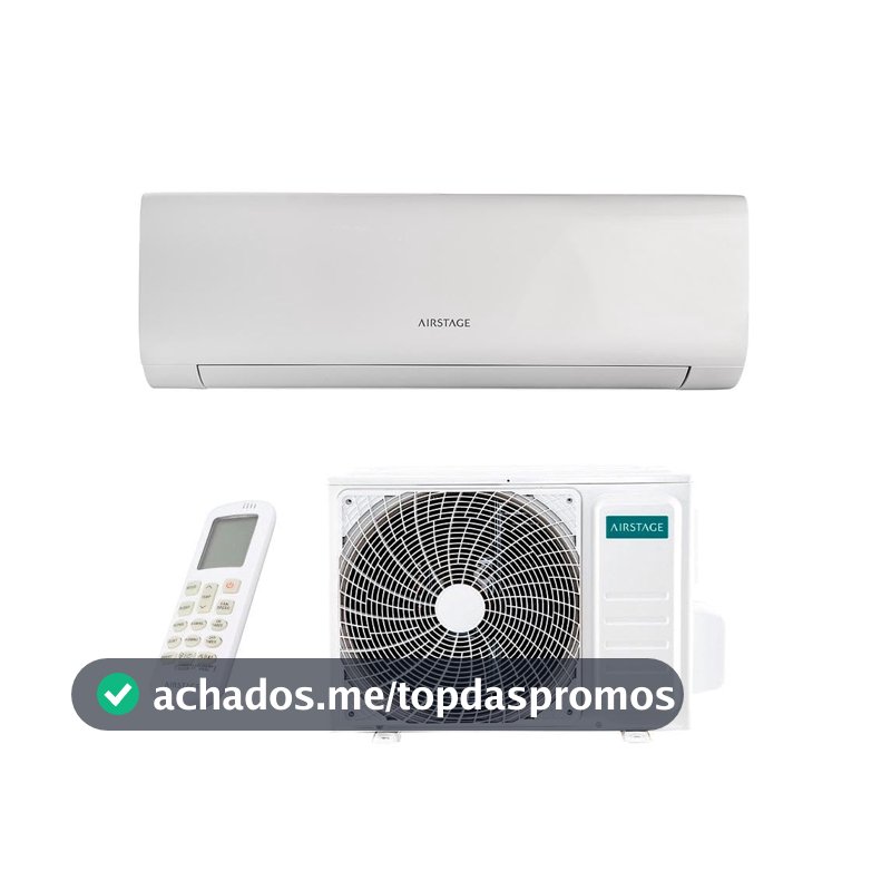 Ar Condicionado Split Hi Wall Inverter Fujitsu Airstage Essencial 9000 BTU/h Frio ASKA09CPBA-Z - 220 Volts