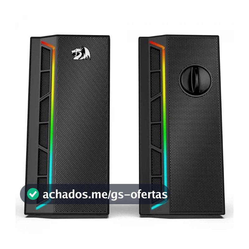 CAIXA DE SOM GAMER CALLIOPE RGB PRETO