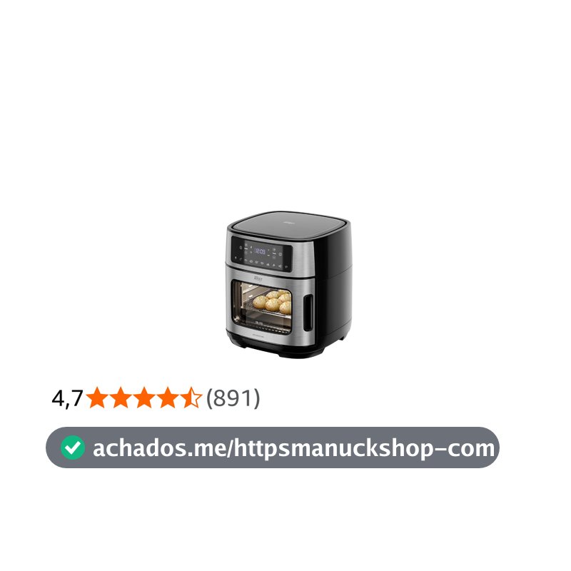 WAP Air Fryer Oven Digital WAOD1 12L, 10 Funções Programadas 220V