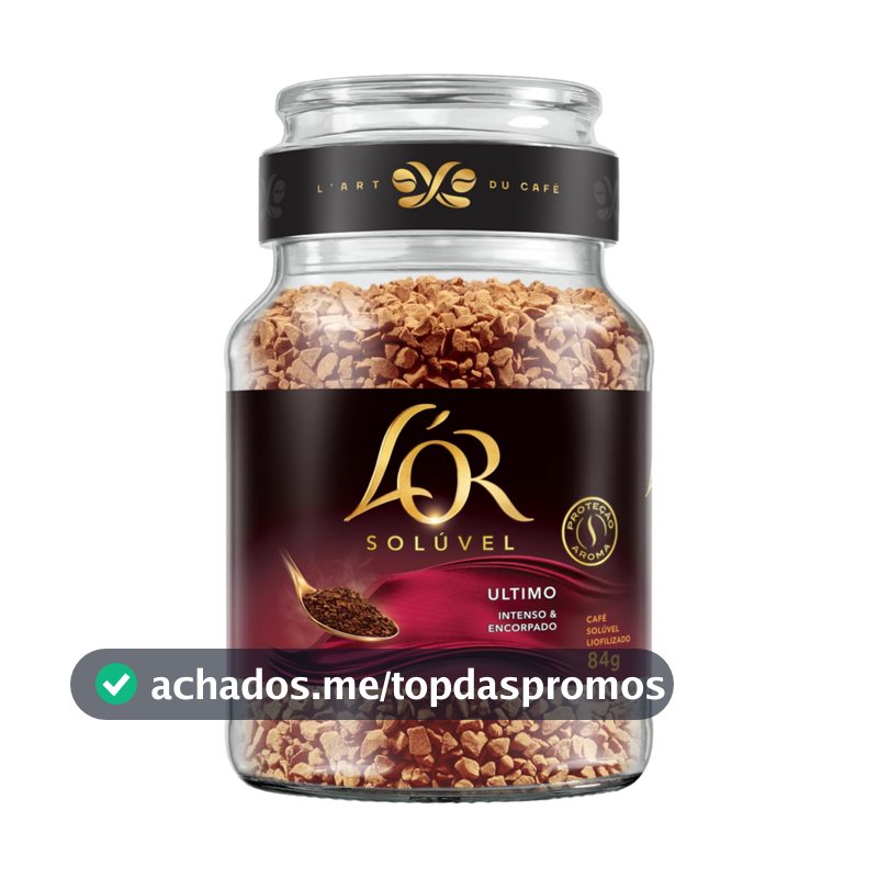 Café Solúvel L'OR Último, 84g