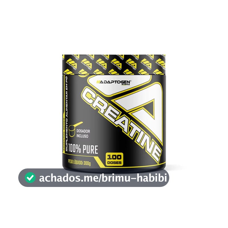 Creatina 100% Pura 300g - Adaptogen Science