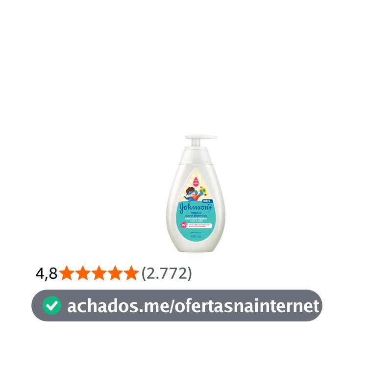 Sabonete Líquido Johnson's Baby Limpeza Super Poderosa, 400ml