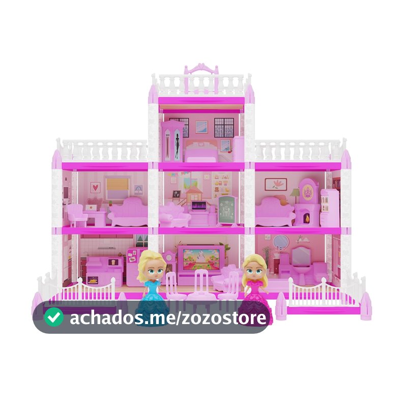 GGB Casinha de Boneca Castelinho da Princesa 160 Peças