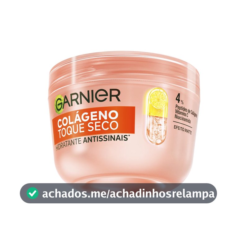 Garnier Hidratante Facial Antissinais Toque Seco com Colágeno 85g