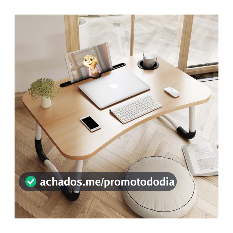 Mesa Portátil Para Notebook Suporte Cama Sofá MA, Cor Aleatório