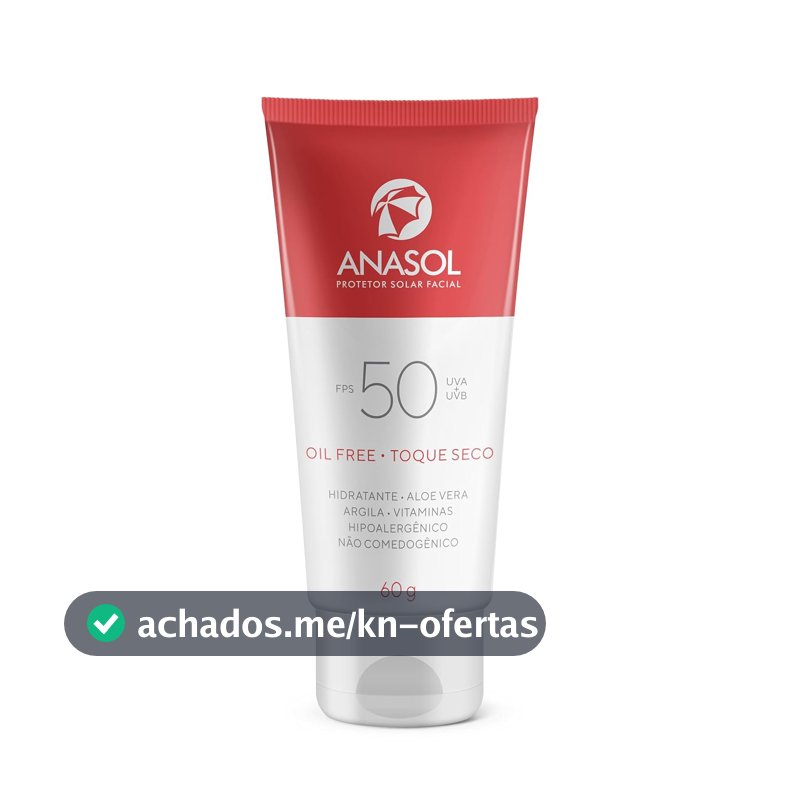 Anasol Protetor Solar Facial FPS 50-60g