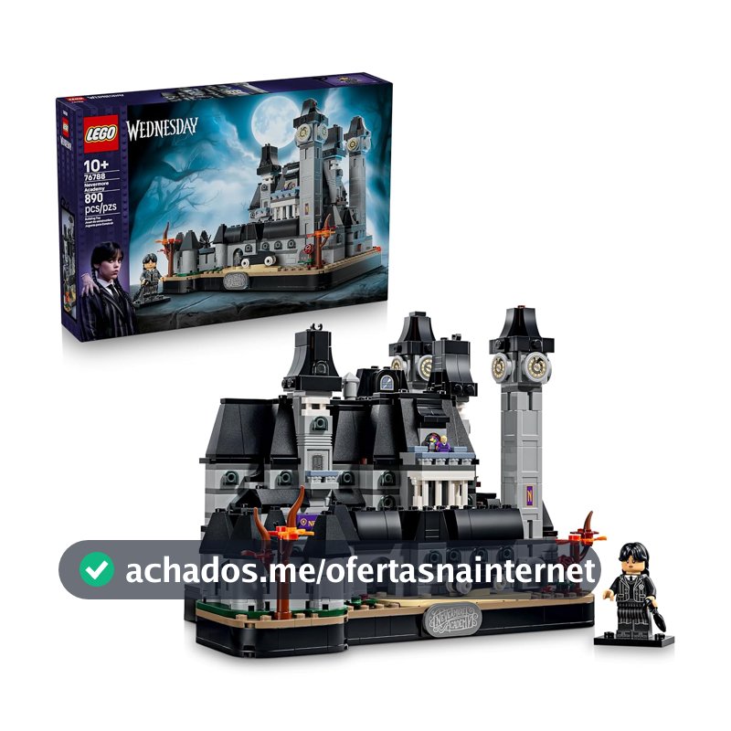 LEGO Wandinha Escola Nunca Mais; Conjunto de Construção Misterioso 76788