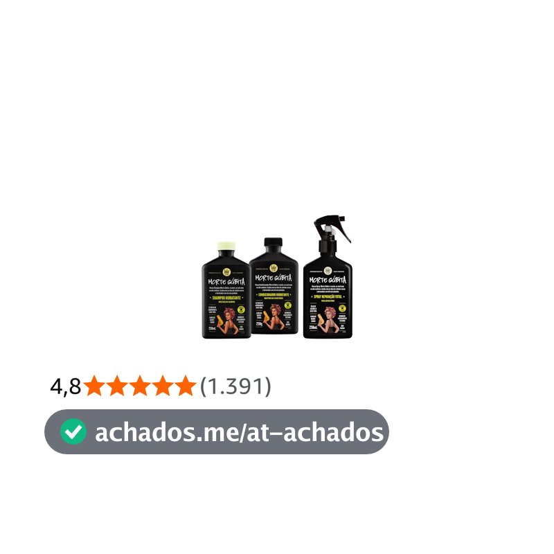 Kit Morte Súbita (Shampoo + Condicionador + Spray Reparaçao) - Lola From Rio