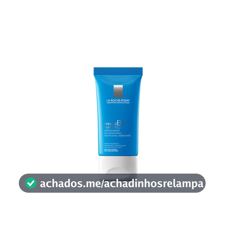 La Roche-Posay Hyalu B5 Water Gel, Gel Hidratante Facial Preenchedor de Linhas Finas com Efeito Primer Matificante e Controle da Oleosidade, com Ácido Hialurônico, 40g