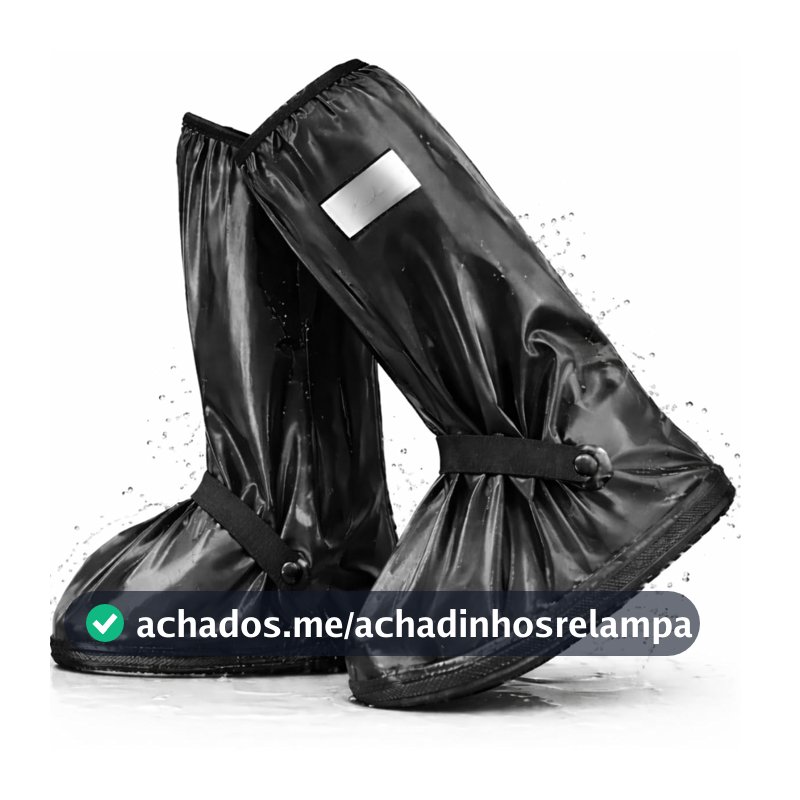 Bota Capa De Chuva para Tênis, Sapato, Capa de Proteção para Motoqueiro, Capa de Proteção Impermeável para Chuva Adulto Unissex, Polaina protetora