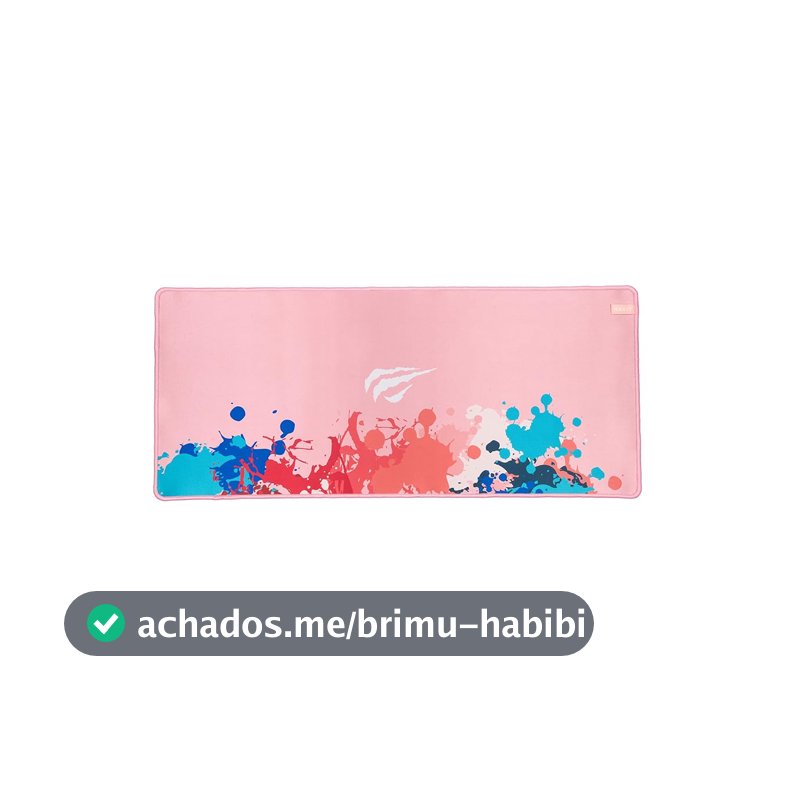 Havit Mouse Pad Gamer Grande MP847 Dimensões 700 x 300 x 3 mm Base de Borracha Antiderrapante, Lona Mercerizada, Borda Costurada, Cobertura de Borda