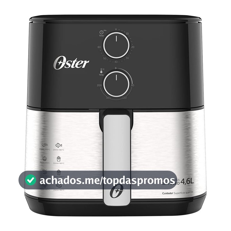 Fritadeira Sem Óleo Oster 127V - OFRT520, PRETO